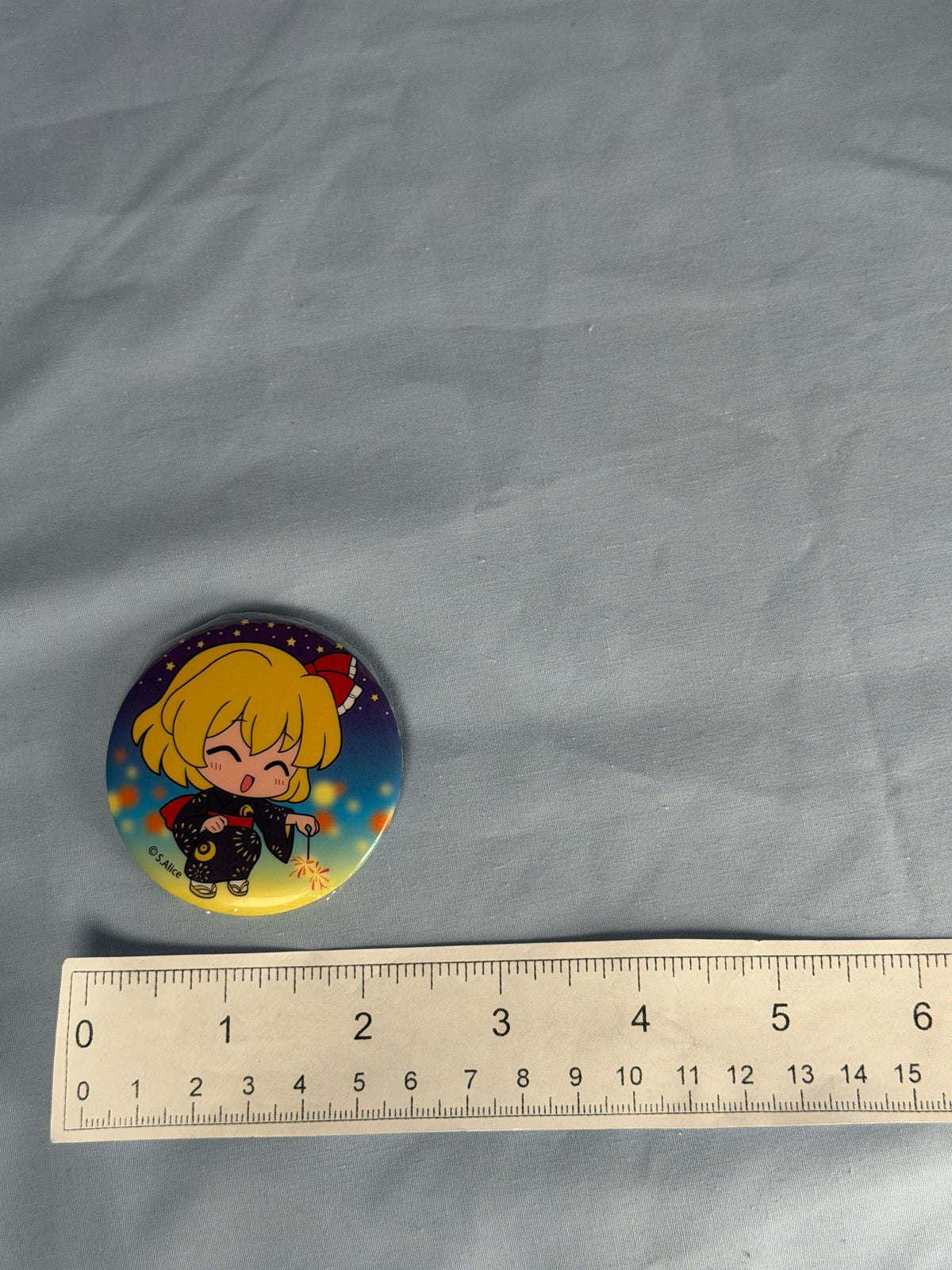 Rumia Summer Festival Can Badge Pin Touhou Project LEC