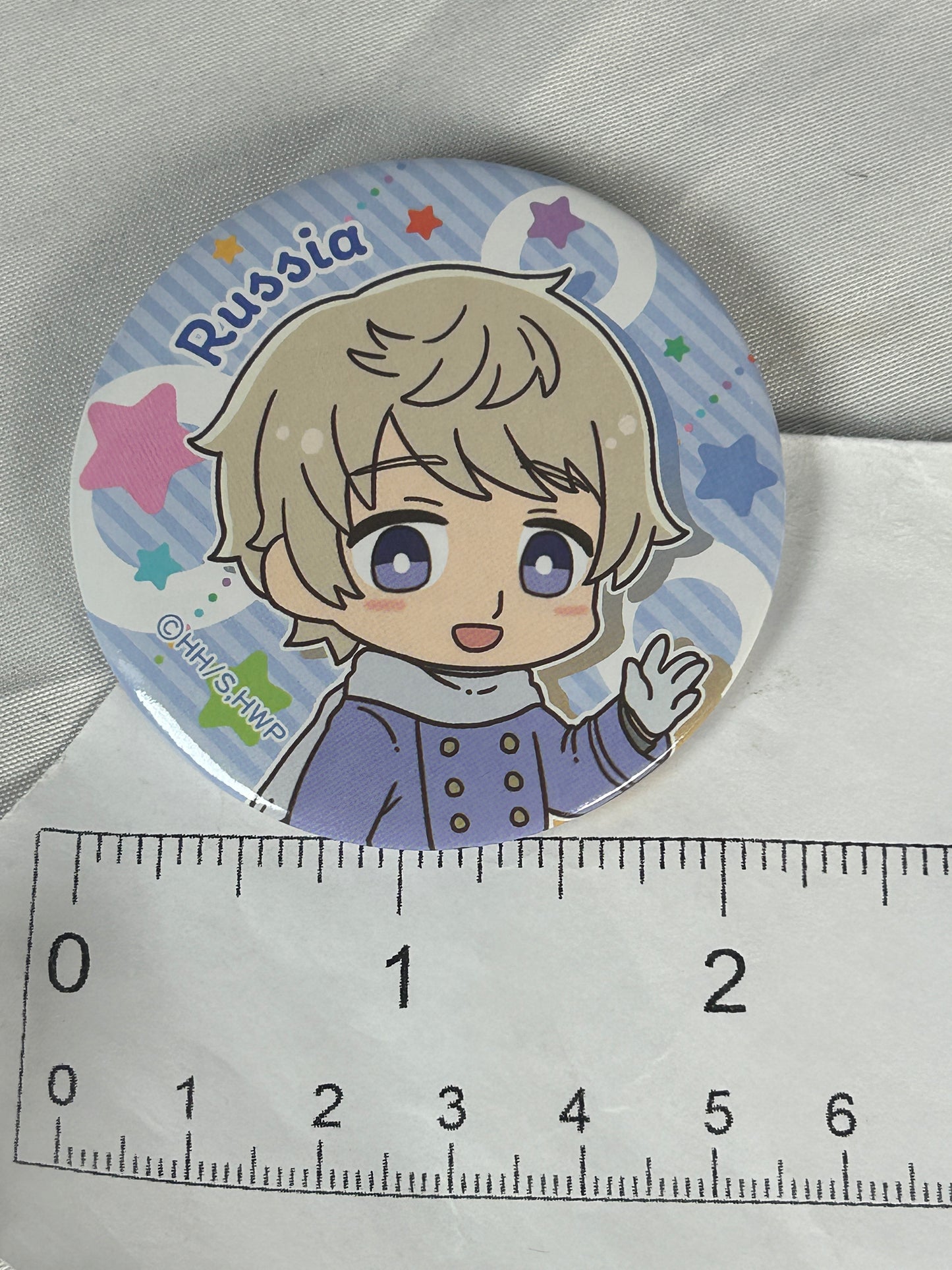 Russia Trading Button Badge Hetalia World Stars x Seria