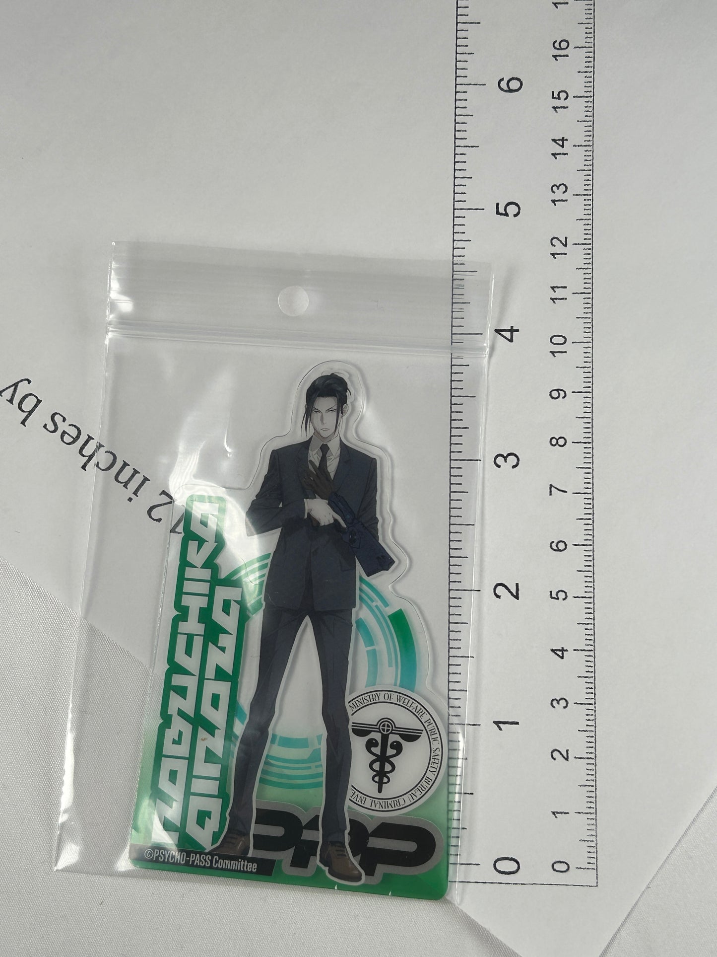 Dinoza Nobuchika Die-Cut Card Daiso Psycho Pass