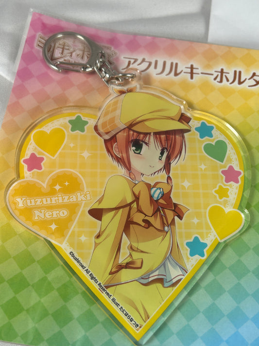 Yuzurizaki Nero Heart Acrylic Keychain Busihroad Milky Holmes