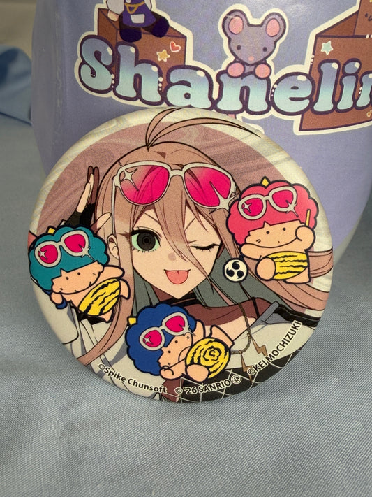 Miu Iruma Goropikadon Can Badge Pin Danganronpa V3 x Sanrio Vol 2