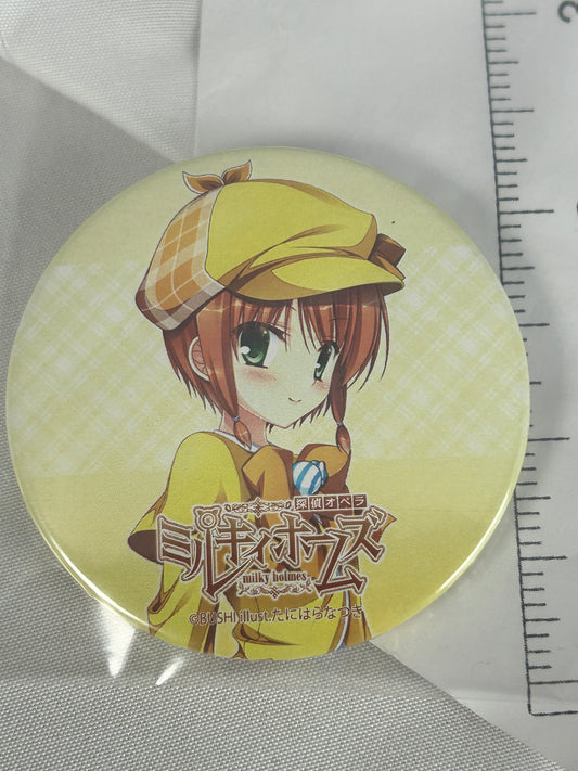 Yuzurizaki Nero Portrait Badge Button Milky Holmes