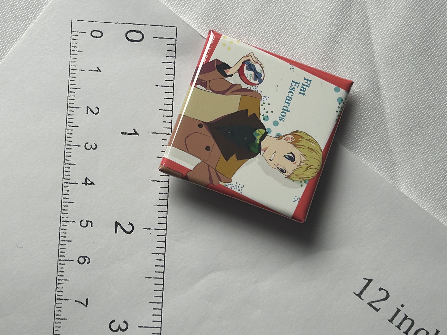 Flat Escardos Metal Pin Movic 2019 Fate Grand Order