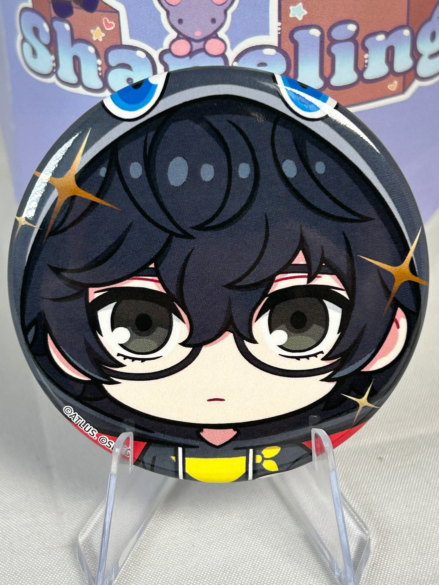 Ren Amamiya Joker Trading Badge Amocafe Persona 5 Royal