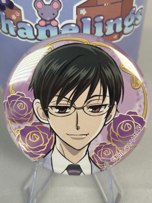 Ootori Kyouya Acrylic Badge Button Highschool Host Club 20th Anniversary