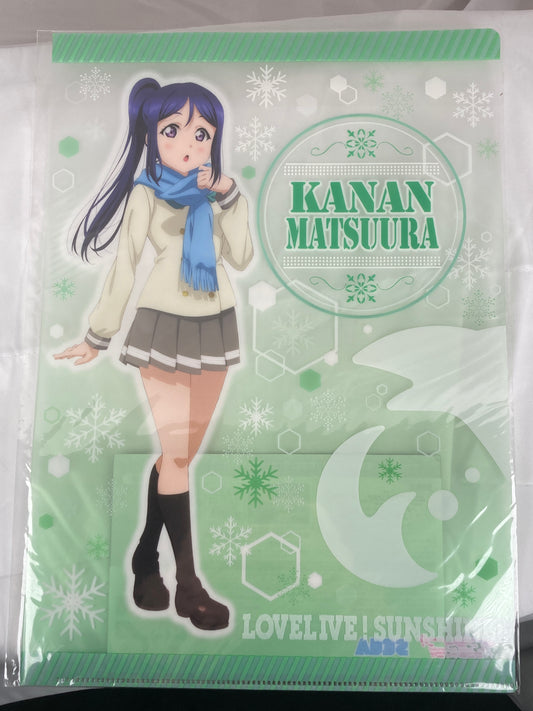 Kanan Matsuura Winter Wear Clear File Love Live Sunshine The Movie