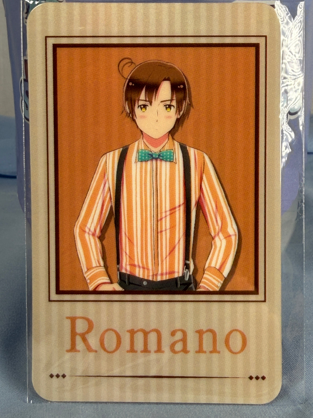 Italy Romano Suspenders Style Trading Card Hetalia World Stars WEB Lottery Bonus