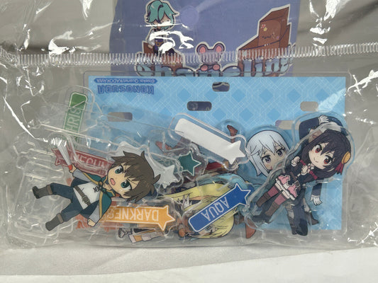 Konosuba Main Cast Mini Acrylic Stand Isekai Quartet