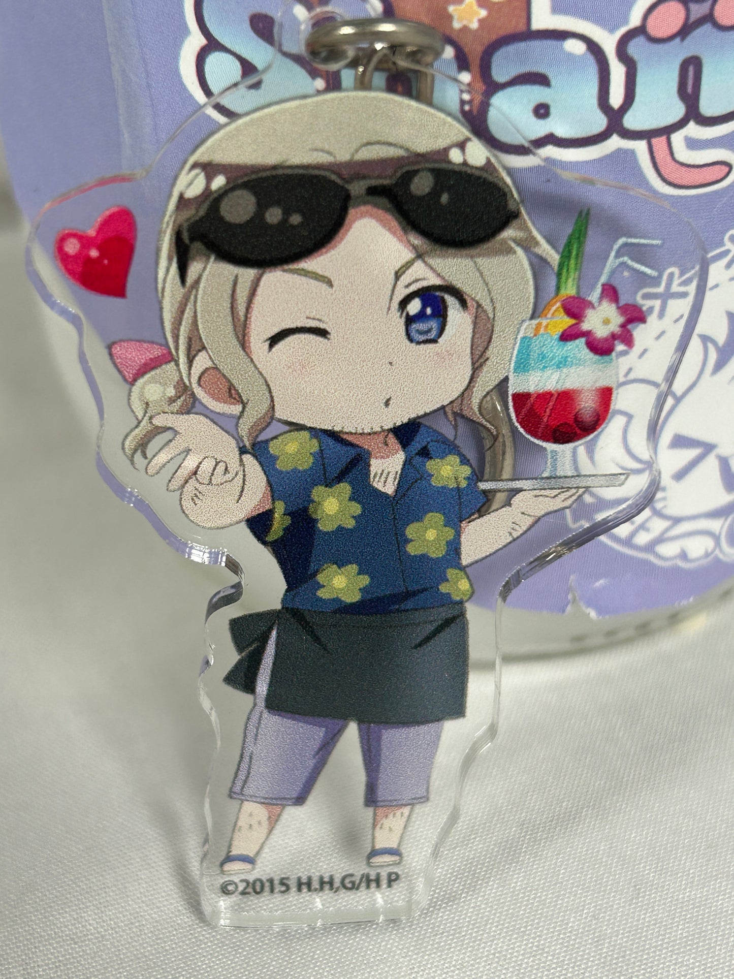 France Waiter Acrylic Keychain Animate Café Hetalia Axis Powers