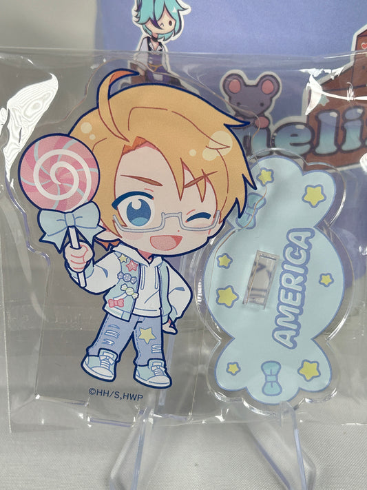 America Pastel Pop Candy Acrylic Stand Hetalia World Stars Mixx Garden