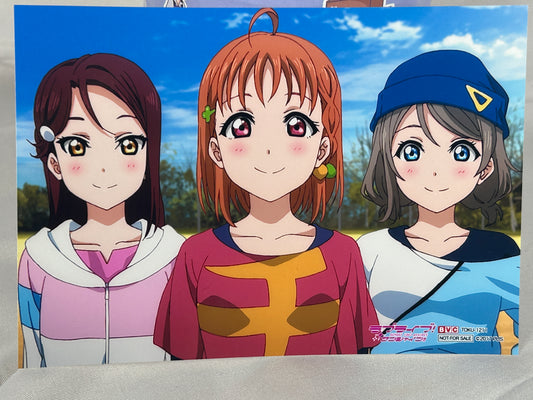 Chika Takami Riko Sakurauchi You Watanabe Paper Love Live Sunshine Aqours