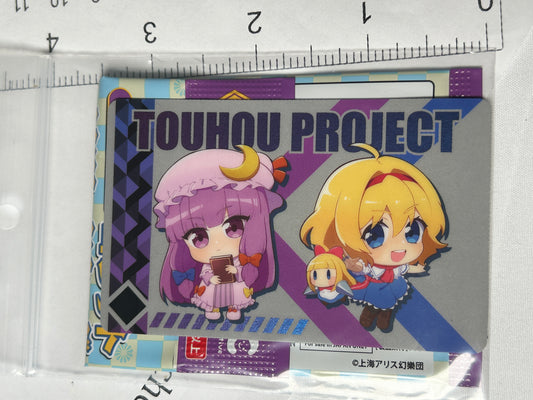 Chibi Patchouli Knowledge Alice Margatroid Illustration Card NIC Touhou Project