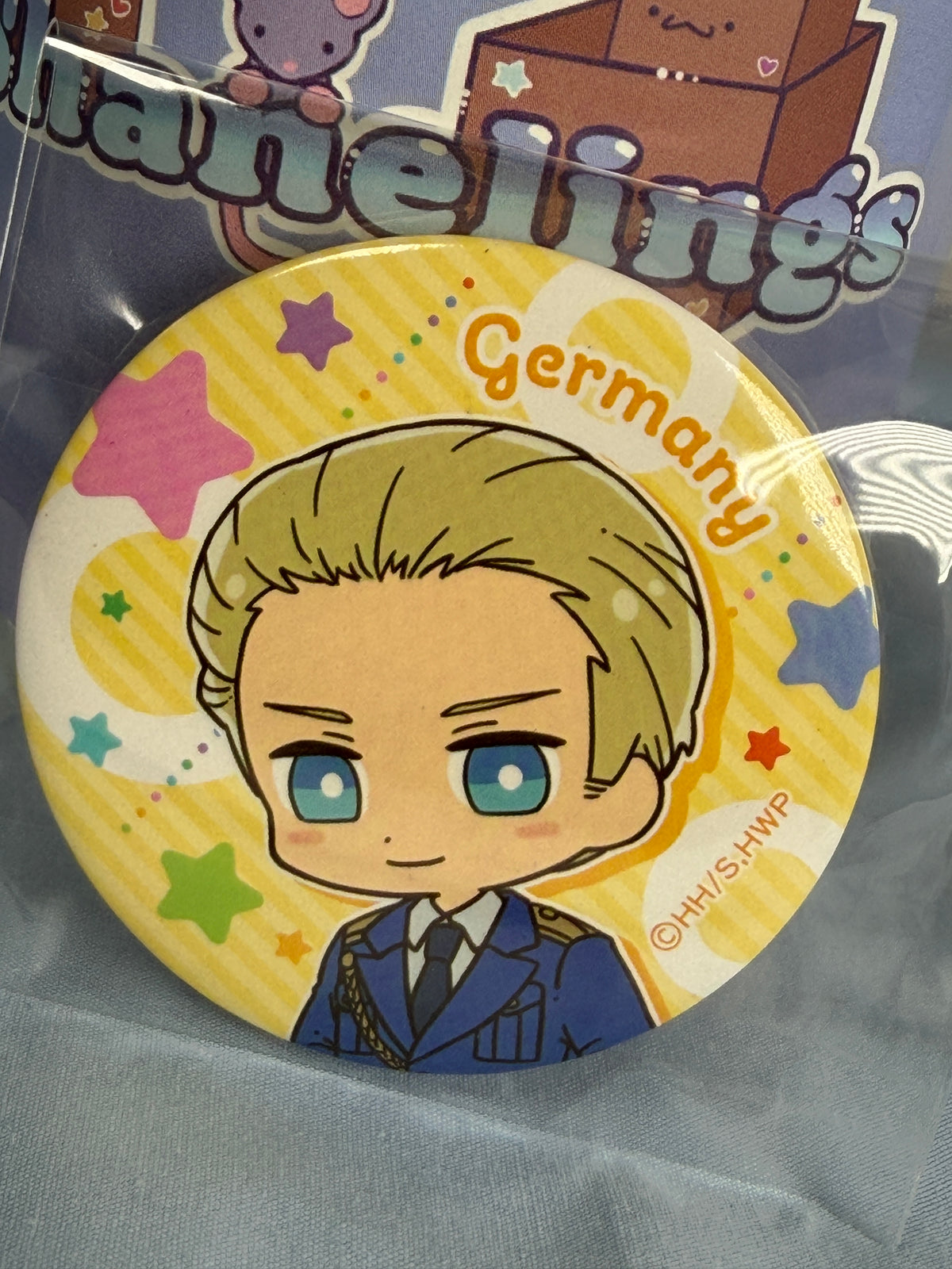 Germany Seria Can Badge Pin Hetalia World Stars
