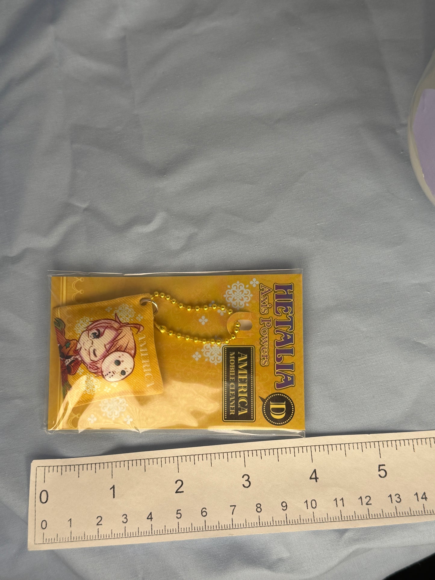Halloween America Mobile Phone Cleaner Keychain Hetalia Axis Powers 2011