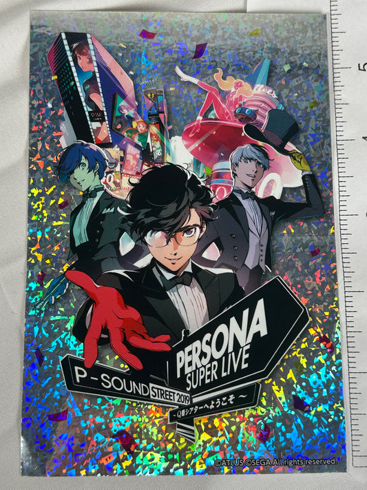 Persona Super Live Promotional Sticker P-Sound Street 2019