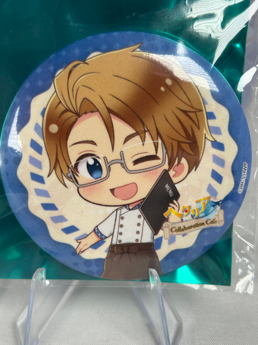 America Sweets Paradise Café Button Can Badge Hetalia World Stars