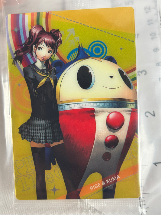 Teddie Rise Kujikawa Wafer Card Persona 4 Golden