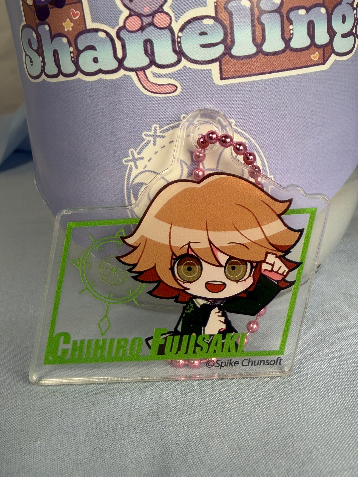 Chibi Chihiro Fujisaki Acrylic Keychain Danganronpa Illustrator Collection