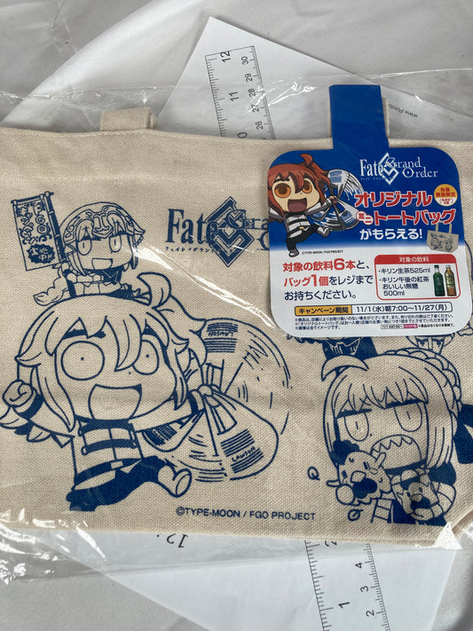 Fate Grand Order Chibi Tote Bag Jeanne d'Arc Saber Ritsuka Fujimaru