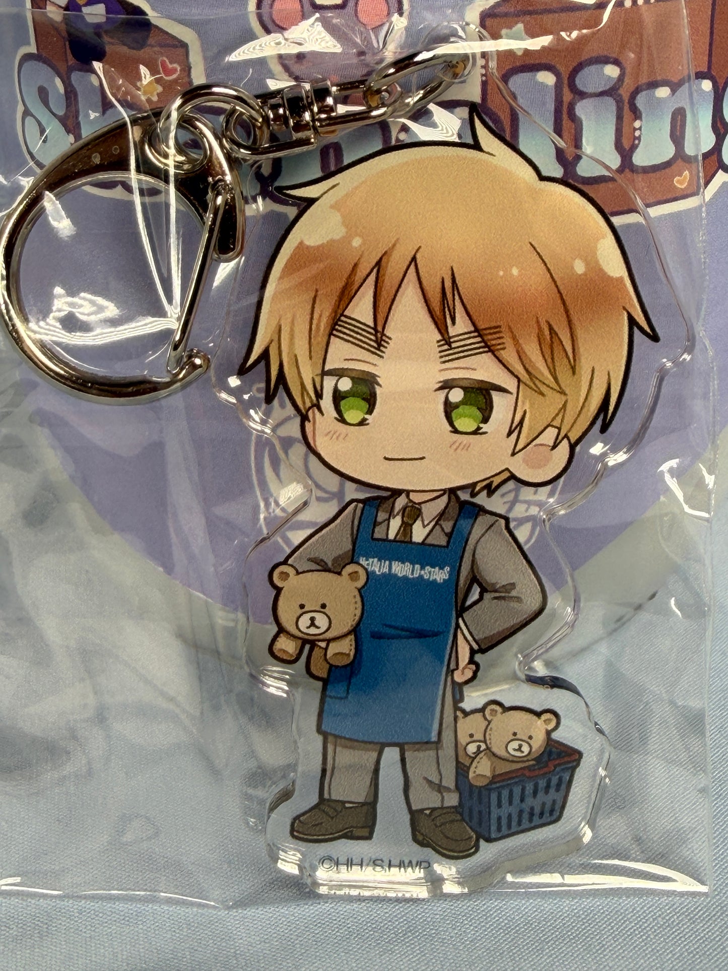 England UK Acrylic Keychain Hetalia World Stars x Village Vanguard Collaboration