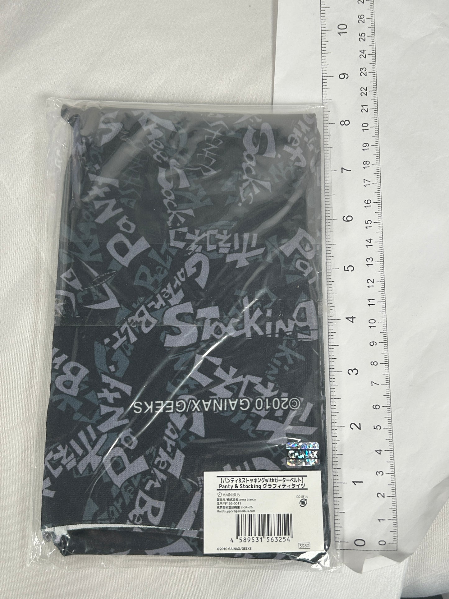 Panty & Stocking with Garterbelt Graffiti Tights arma bianca 2017