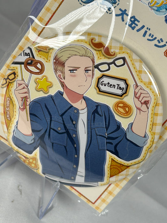 Germany Large Button Badge Greetings With Denim Hetalia World Stars WEB Lottery