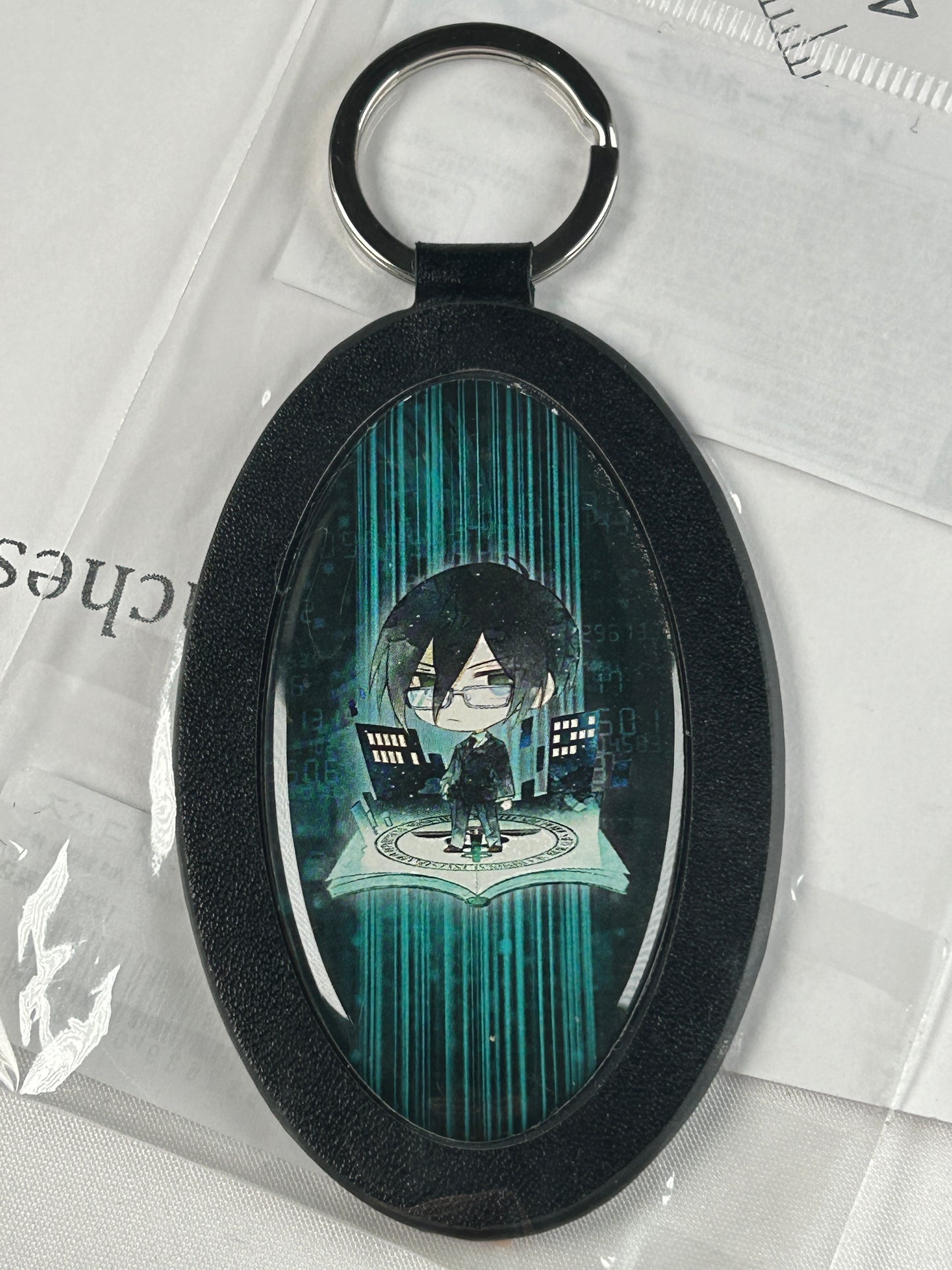 Ginoza Nobuchika Chibi Leather Keychain Psycho Pass CS.FRONT