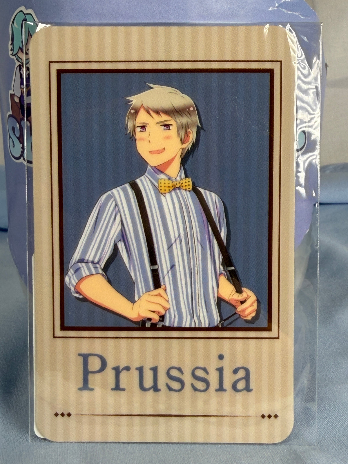 Prussia Suspenders Style Trading Card Hetalia World Stars WEB Lottery Bonus