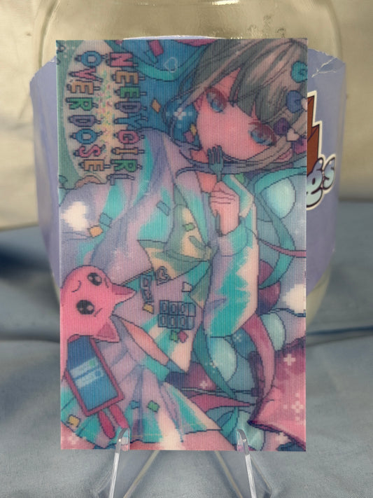 KAngel P-Chan Holographic Motion Card Needy Streamer Overload