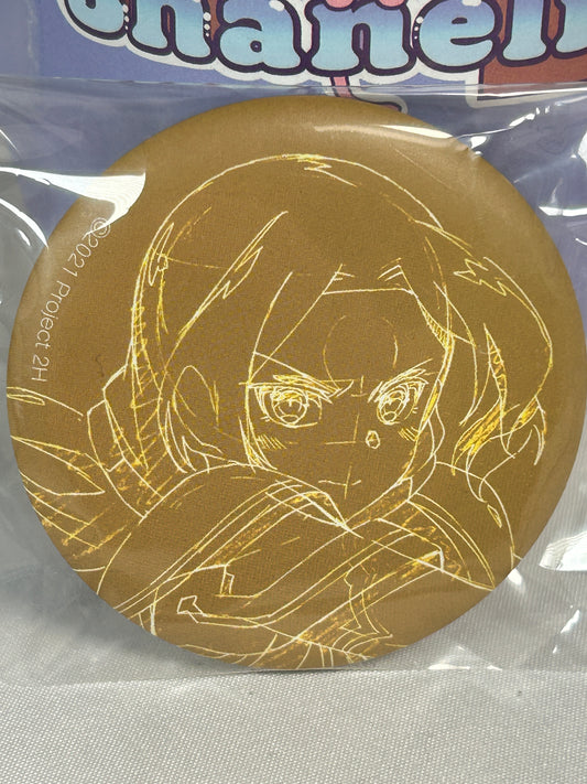 Inubouzaki Fuu Can Badge Button Yuuki Yuuna is a Hero