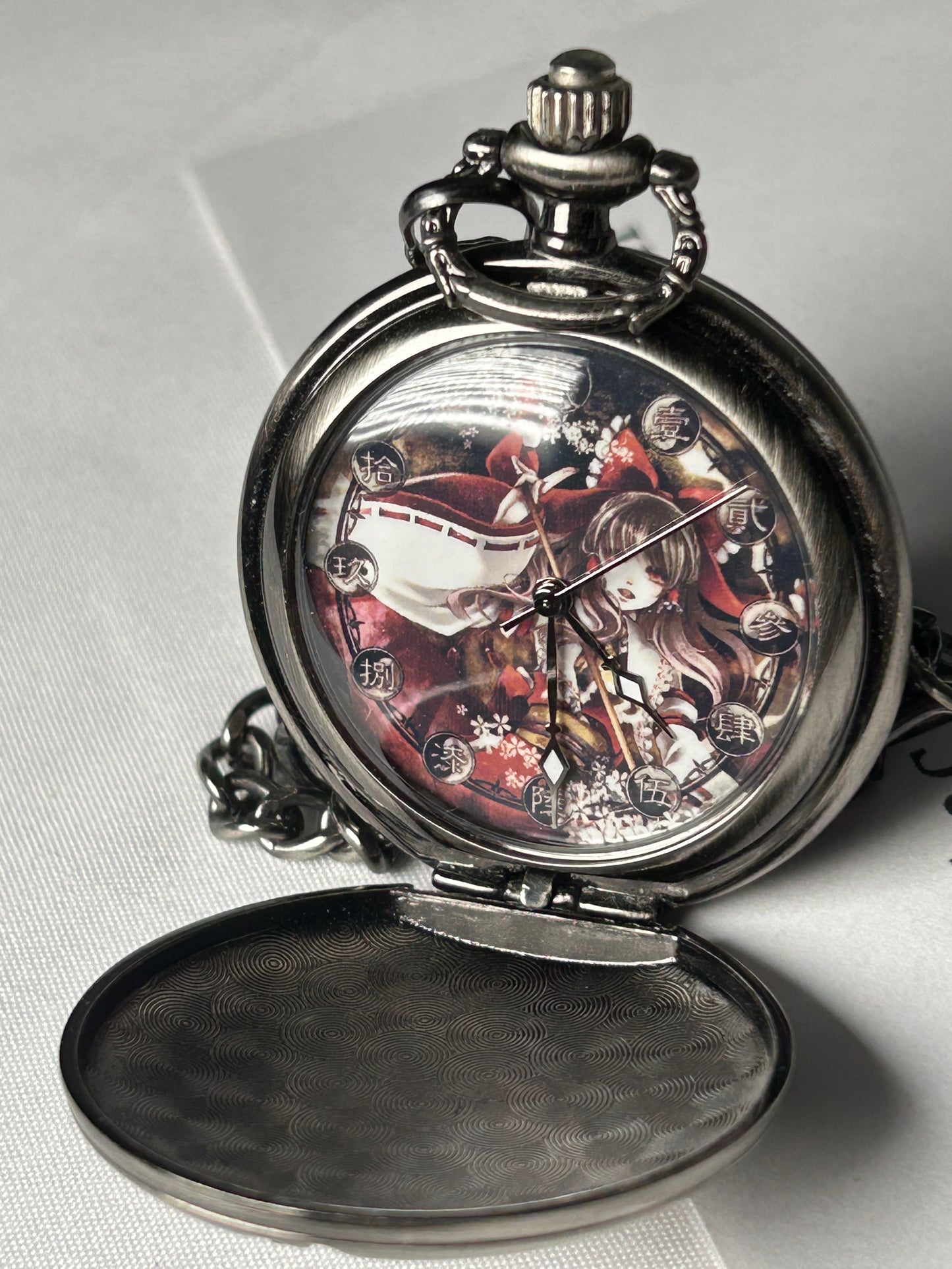 Hakurei Reimu Metal Pocket Watch Touhou Project