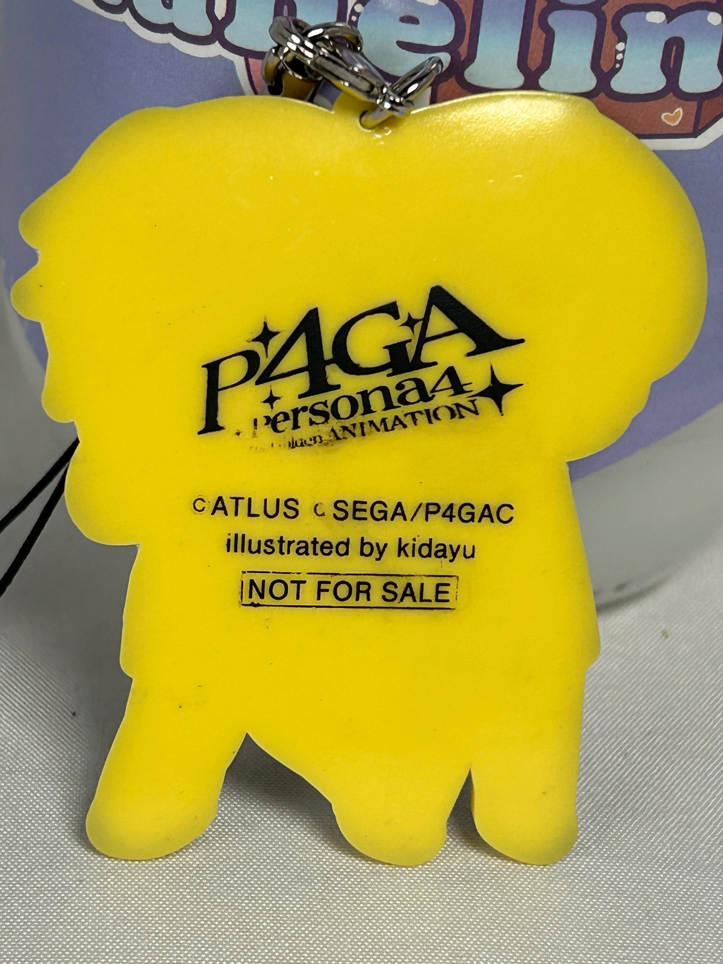 Yu Narukami Yosuke Hanamura Gekkoukan Rubber Keychain Persona 4 The Animation
