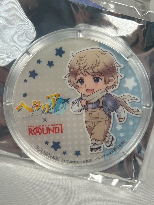 Russia Acrylic Coaster Hetalia World Stars x Round 1 Collaboration