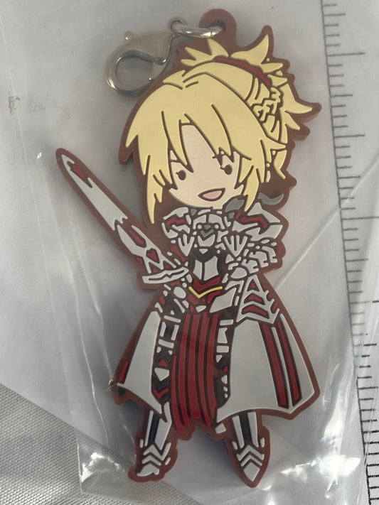 Mordred Saber Of Red Rubber Keychain Ichiban Kuji Fate Grand Order