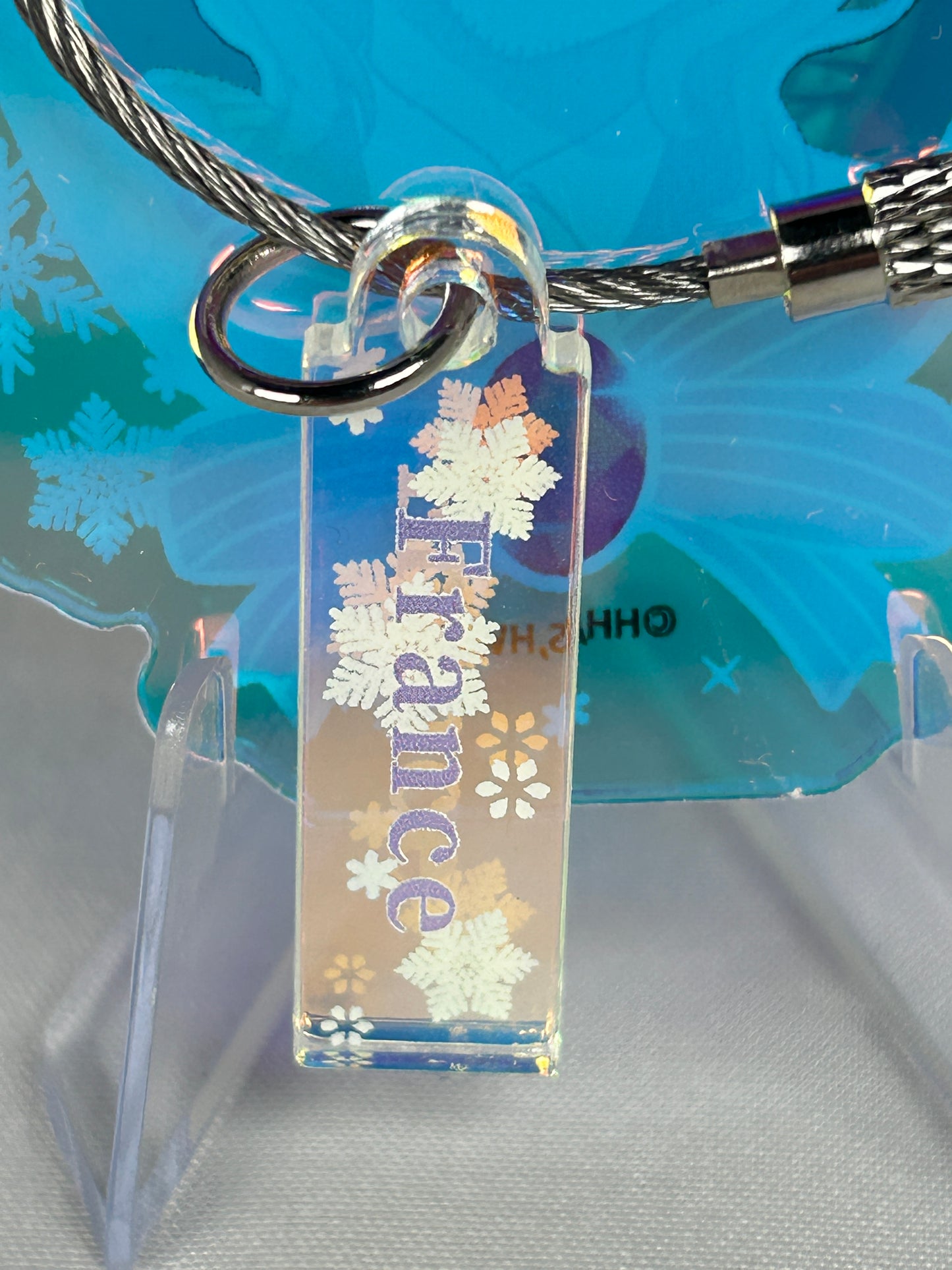 France Snow Prince Café Acrylic Keychain Hetalia World Stars Café