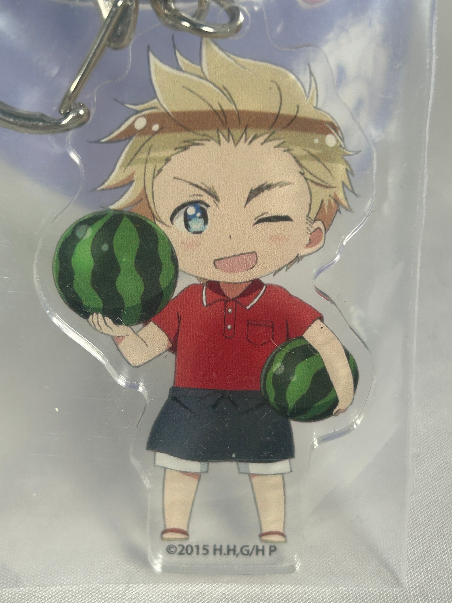 Denmark Watermelon Acrylic Keychain Animate Café Hetalia Axis Powers