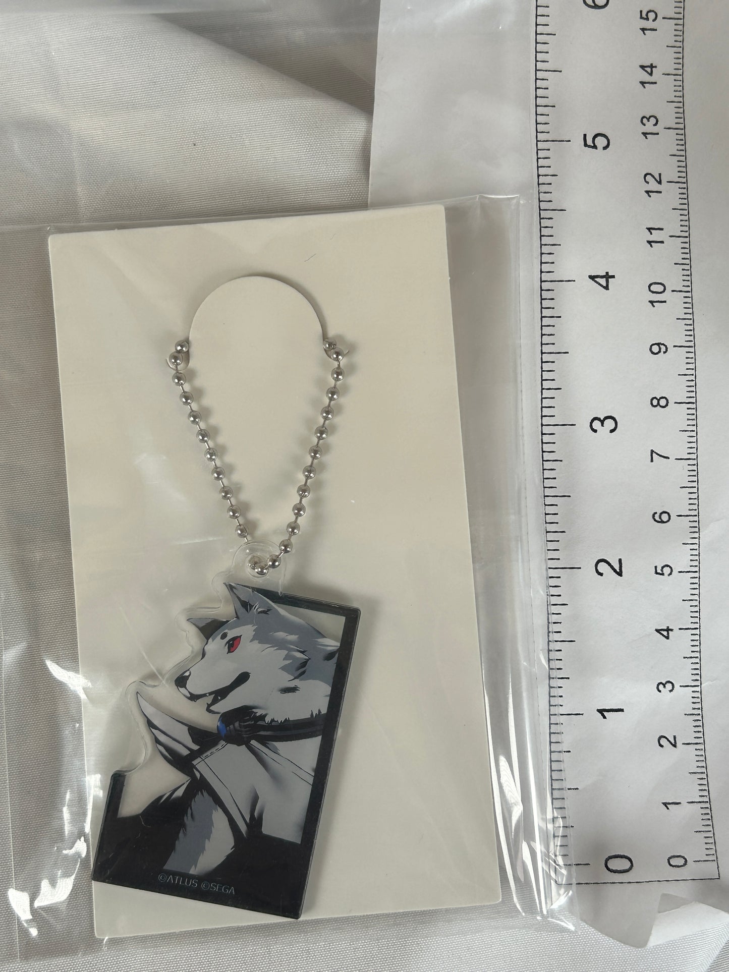 Koromaru Portrait Acrylic Keychain Persona 3 Reload