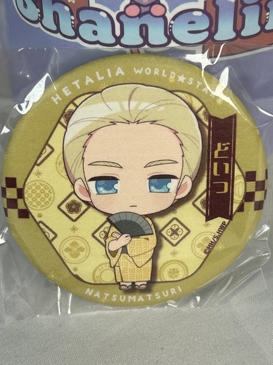 Germany Natsumatsuri Button Badge Hetalia World Stars 2024