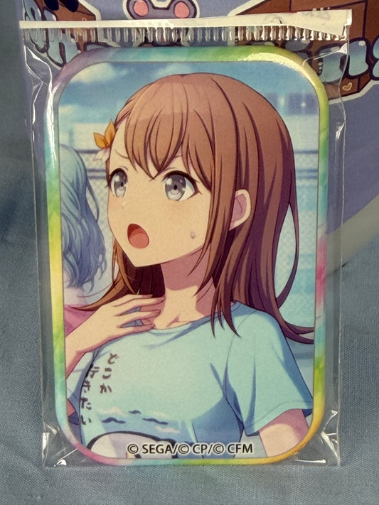 Hanasato Minori After Training Square Can Badge Pin Project Sekai