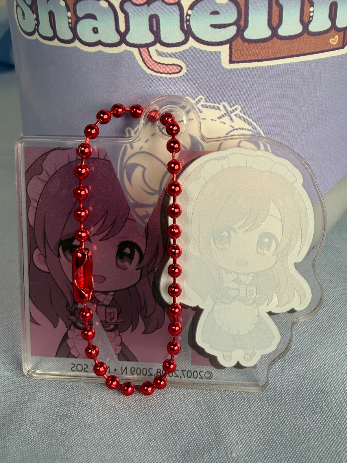 Maid Mikuru Asahina Acrylic Keychain Haruhi Suzumiya 20th Anniversary LEC