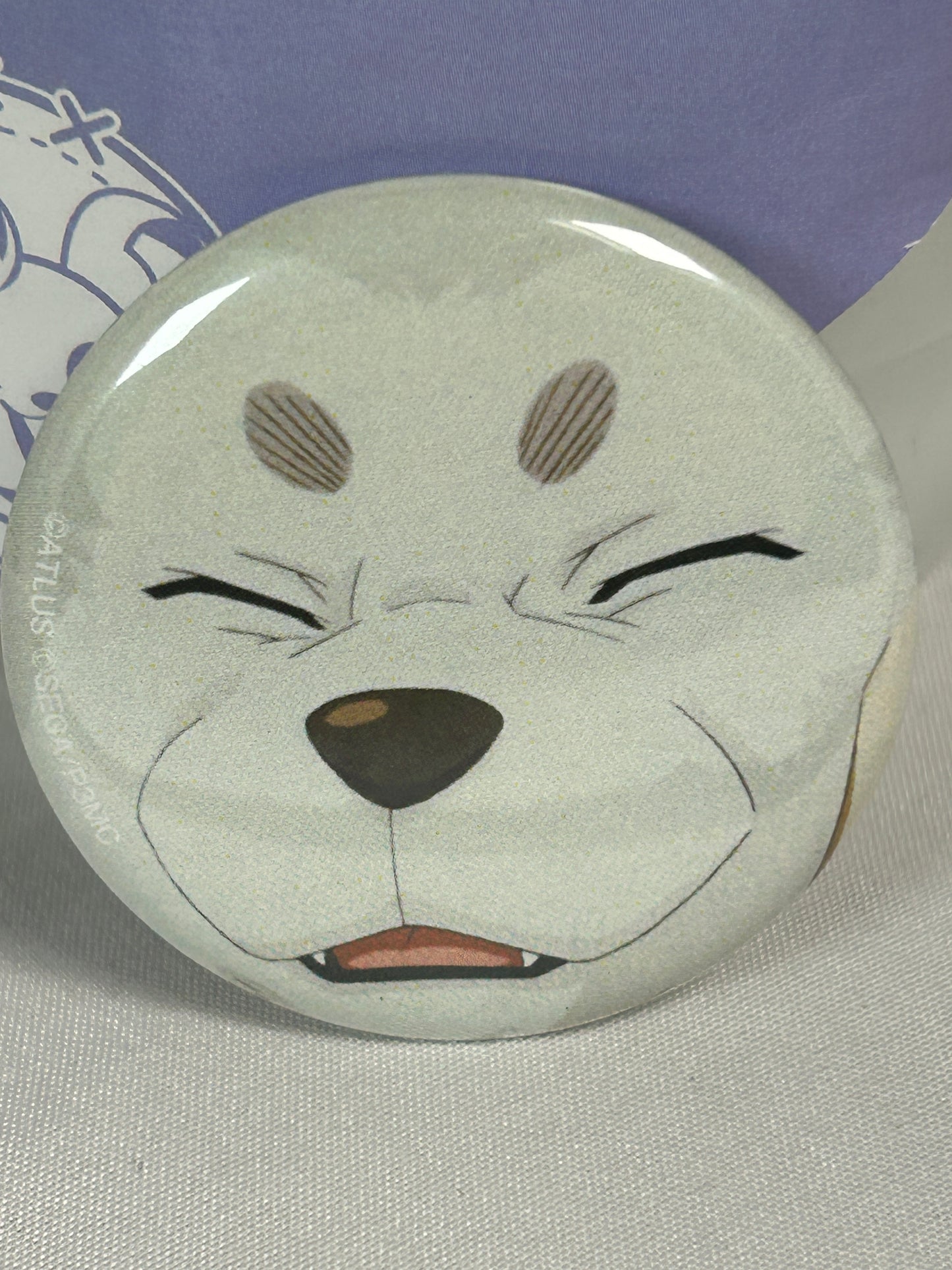 Koromaru Happy Button Badge Persona 3 The Movie