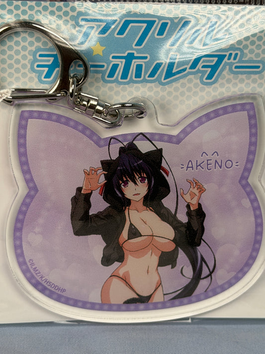 Akane Himejima Cat Hoodie Acrylic Keychain High School DxD HERO eeo Lottery