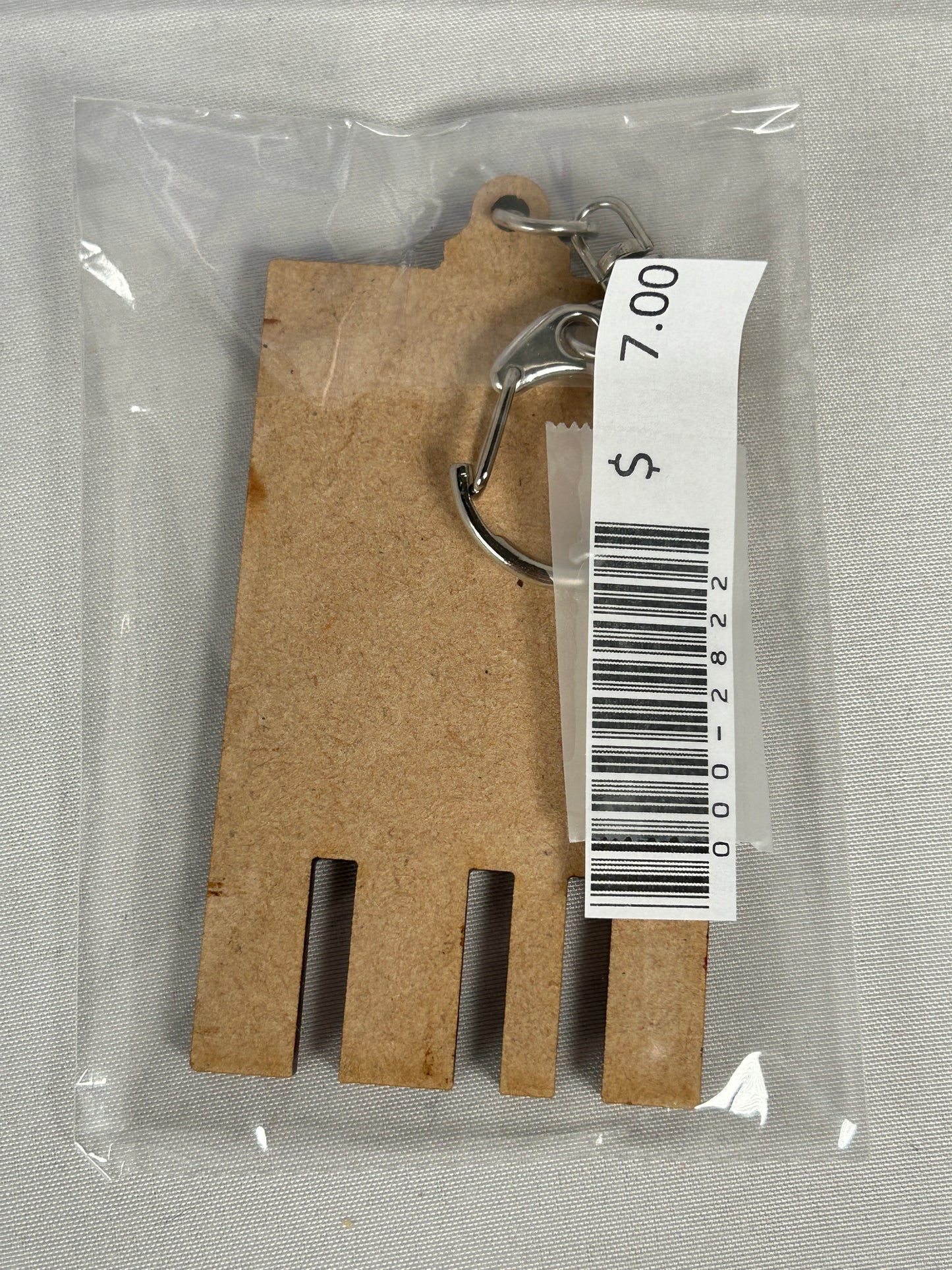 Golden Kamuy Exhibition 7th Division Locker Style Wooden Keychain
