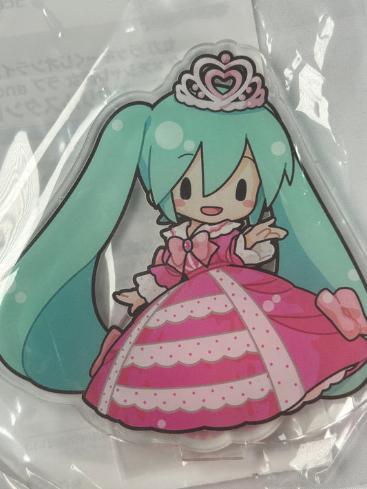Hastune Miku Acrylic Stand Vocaloid Love and Berry SEGA Lottery Fuwa Puchi