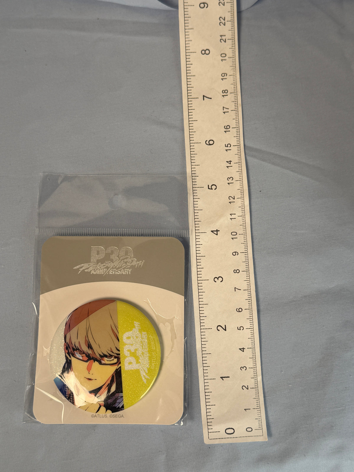 Yu Narukami Can Badge Persona 4 The Golden 30th Anniversary KV