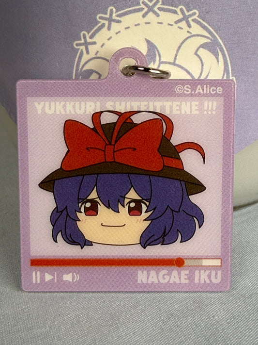 Iku Nagae Take it Easy! Acrylic Charm Keychain Vol 2 NIC Touhou Project