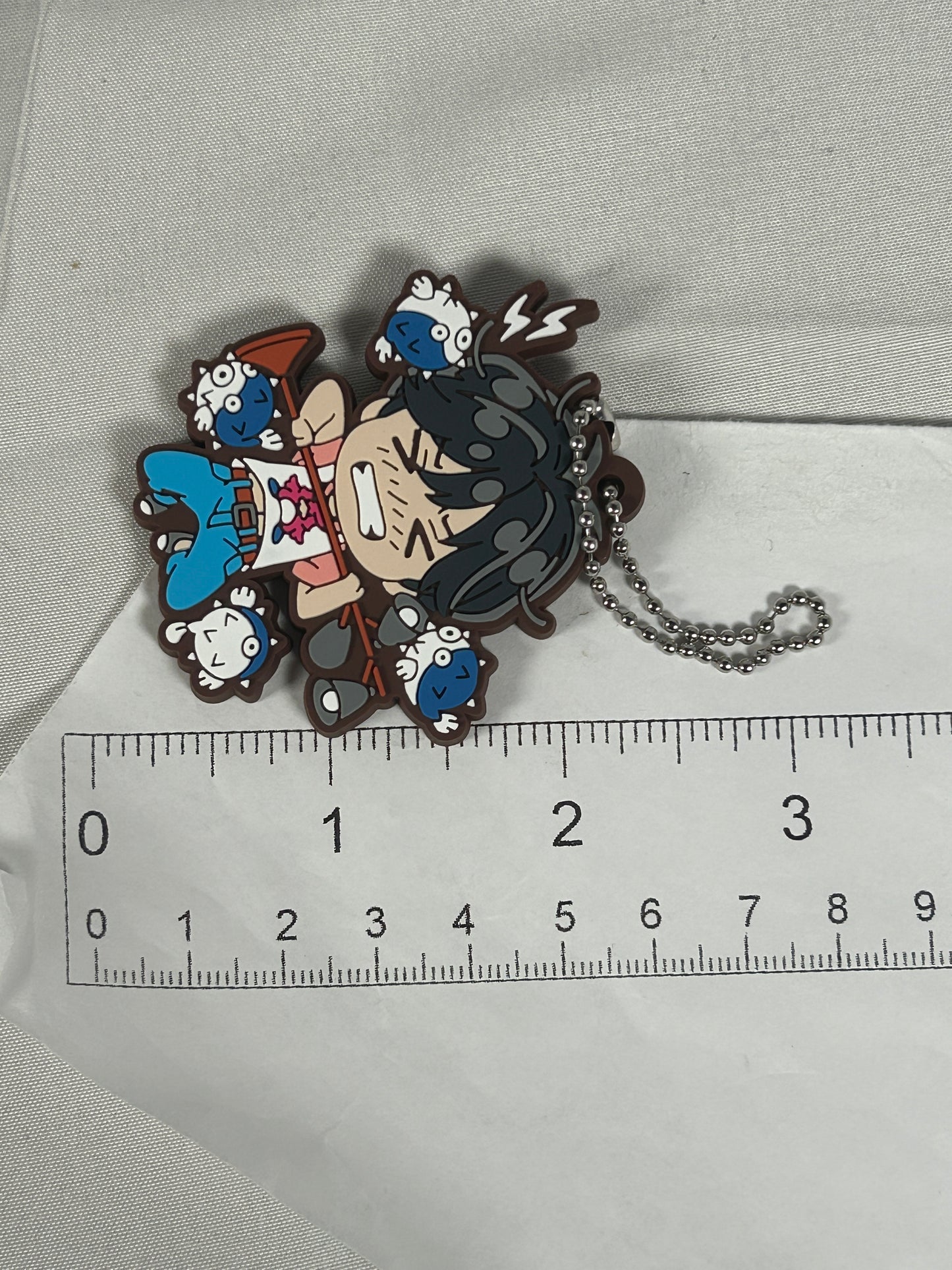 Eiji Okumura Deforaba Rubber Keychain Charm Banana Fish