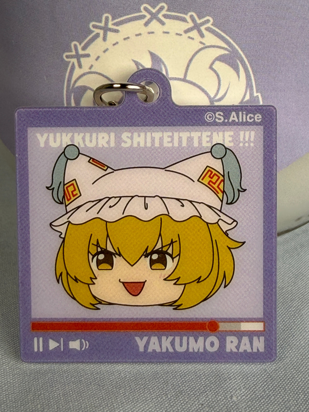 Ran Yakumo Take it Easy! Acrylic Charm Keychain Vol 2 NIC Touhou Project