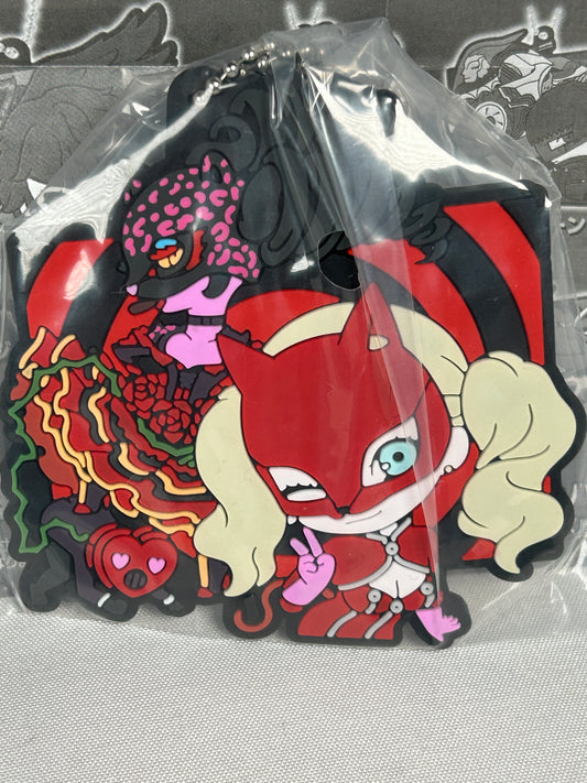 Ann Takamaki Panther Rubber Capsule Mascot Keychain Persona 5 The Royal