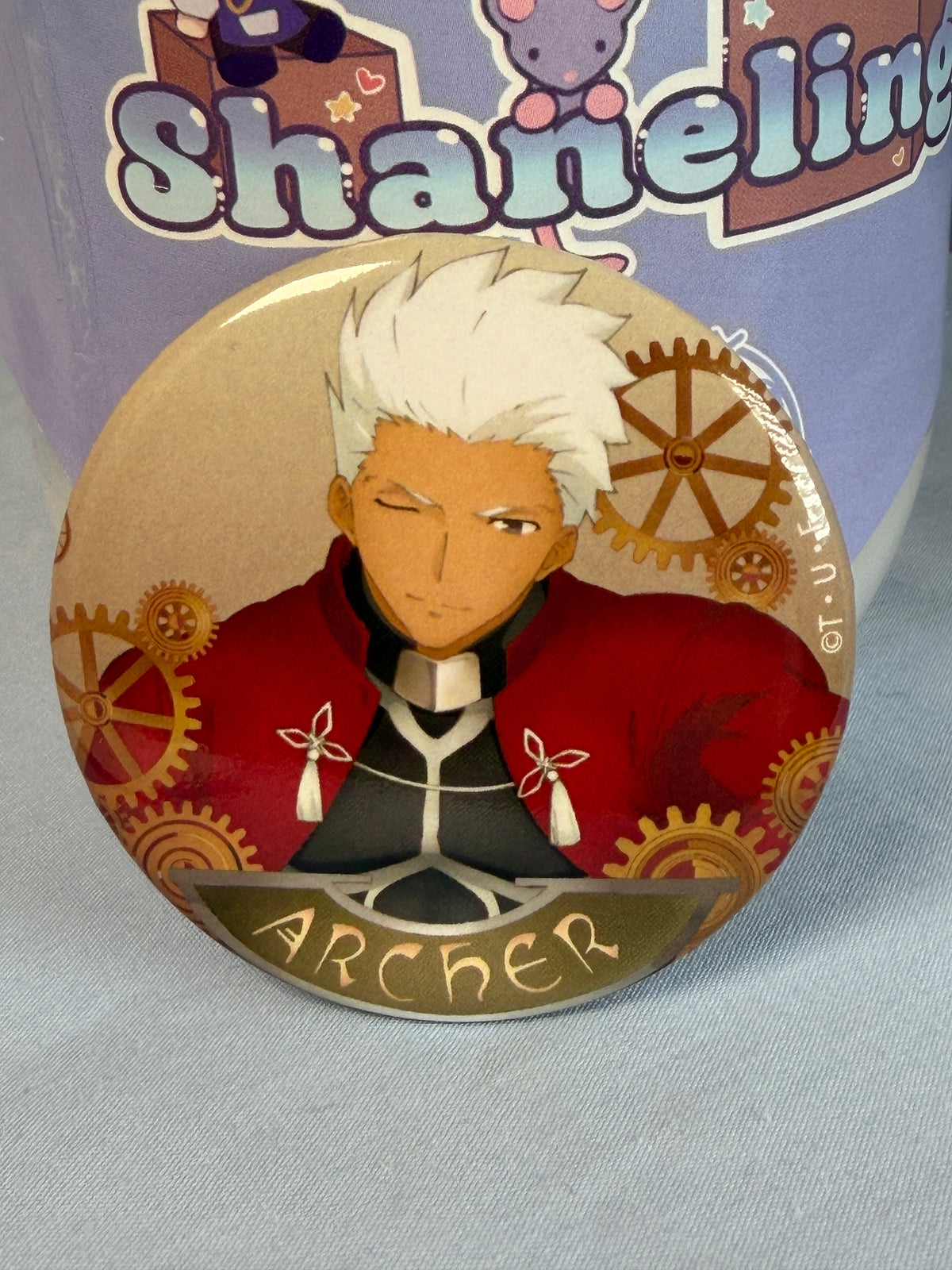 Archer Emiya Shirou Can Badge Pin Fate Stay Night Heavens Feel II Lost Butterfly